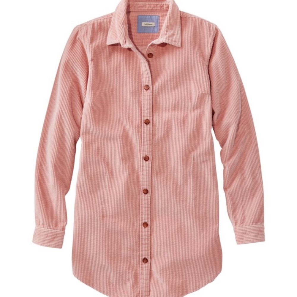 L.L. Bean Light Pink Corduroy Button Down
